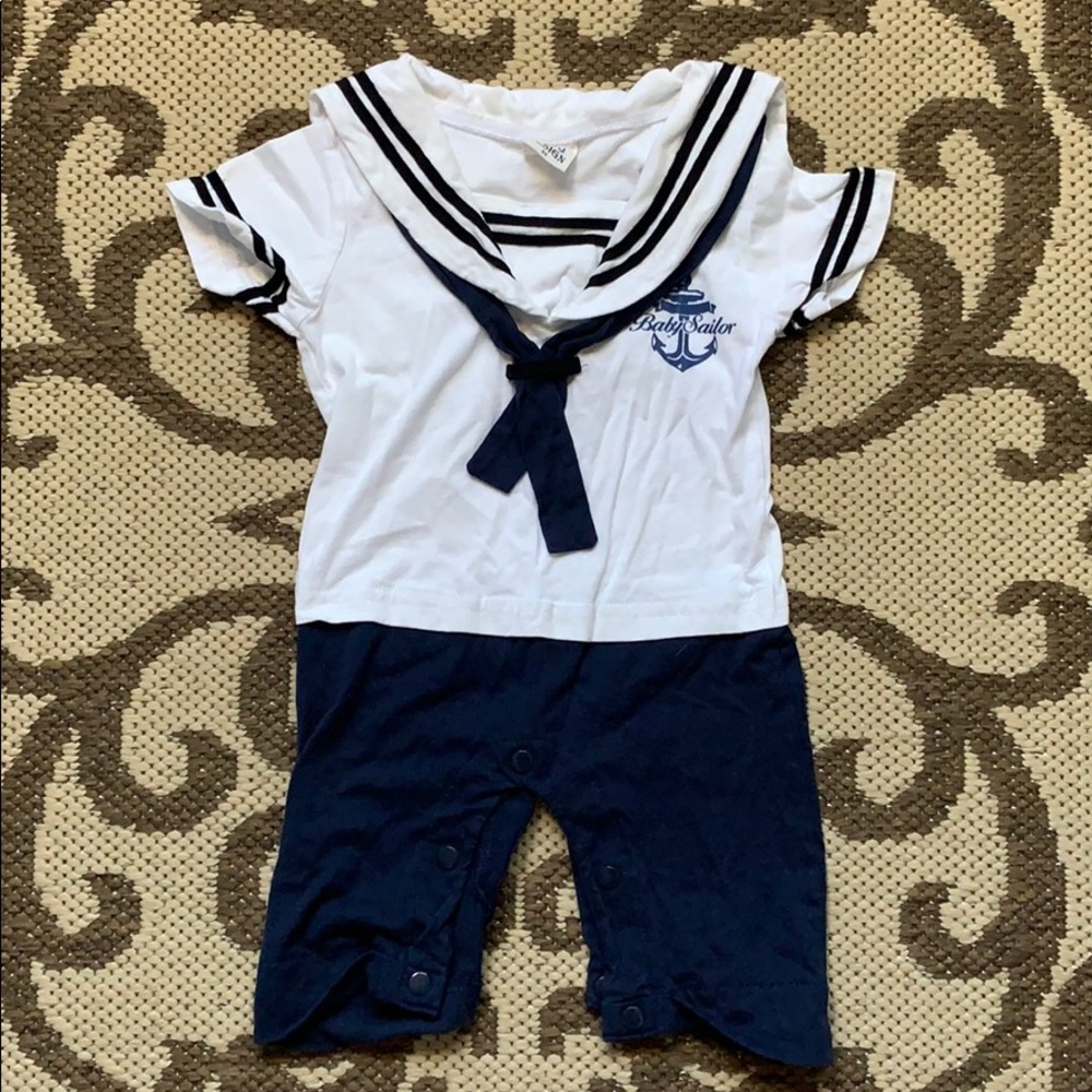Baby Sailor Outfit Romper